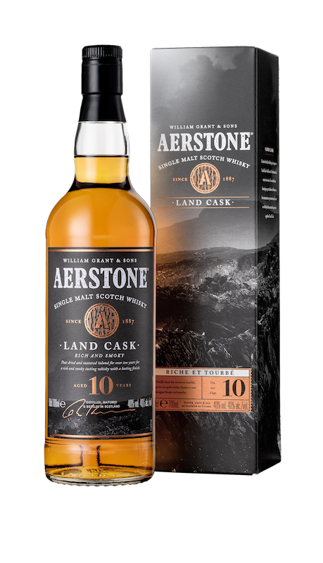 Aerstone Land Cask Bottle and Packaging